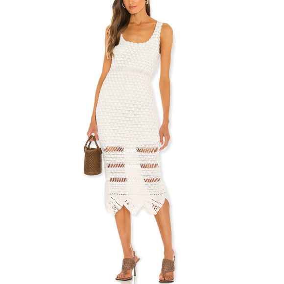 Cleobella Dresses & Skirts - Cleobella Erin Coverup Dress in White Small